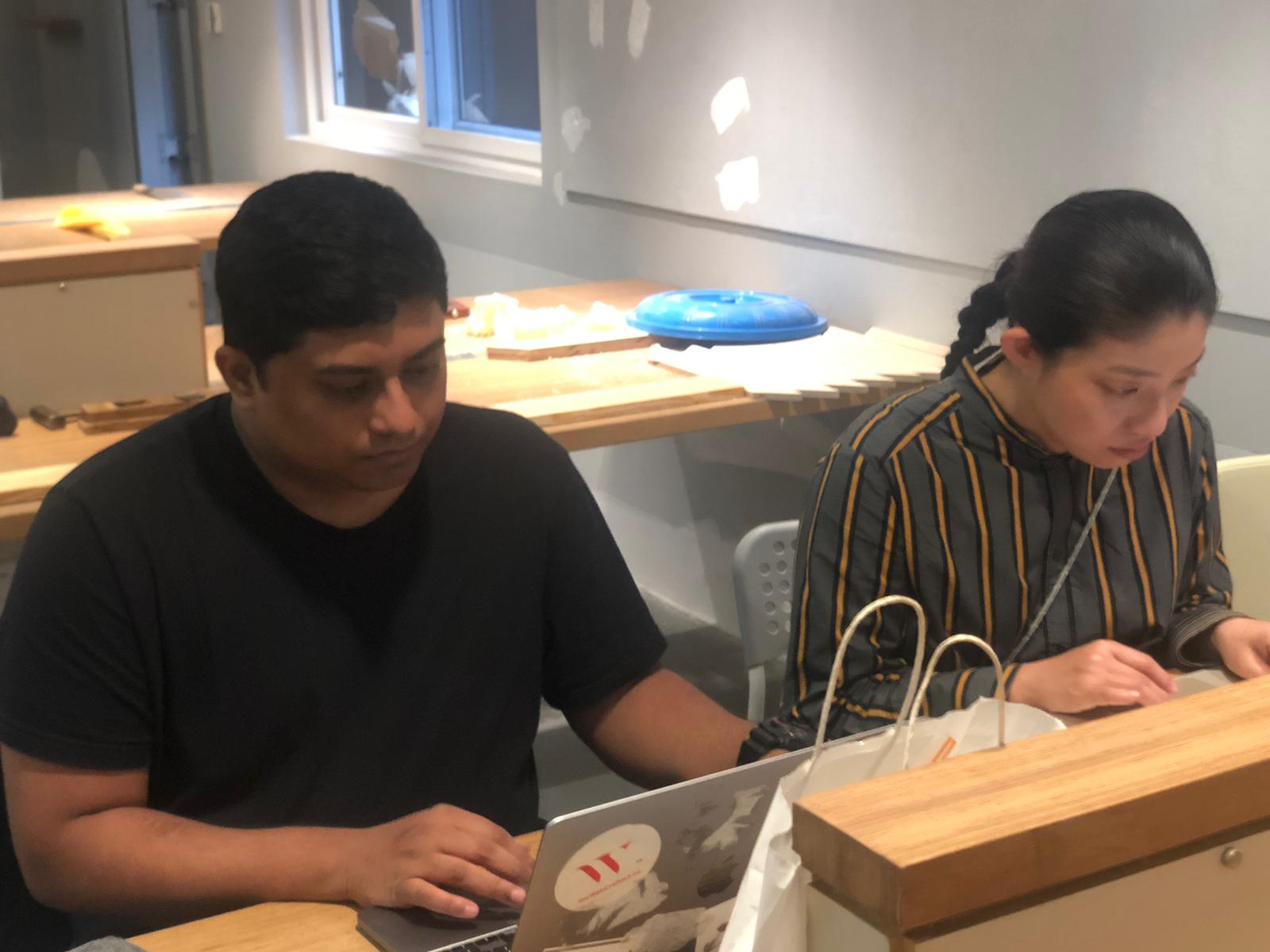 Collaboration in the exhibition setup