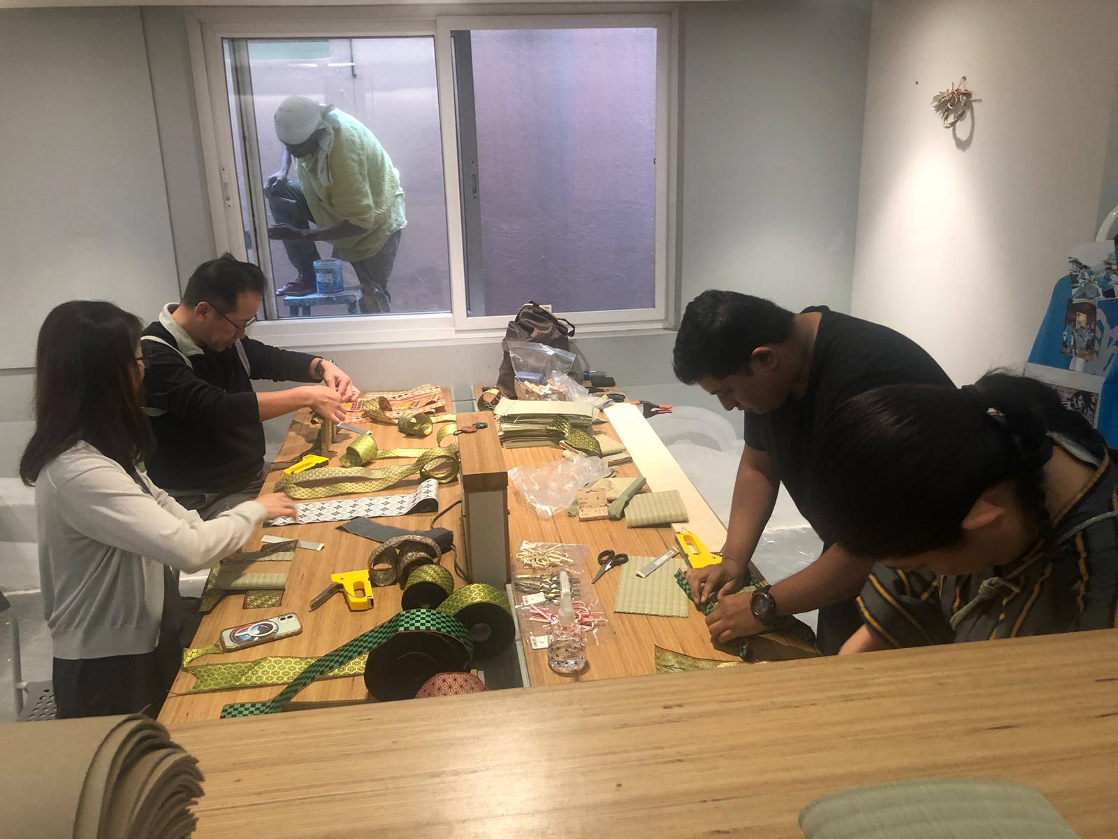 Tatami tool exhibition setup